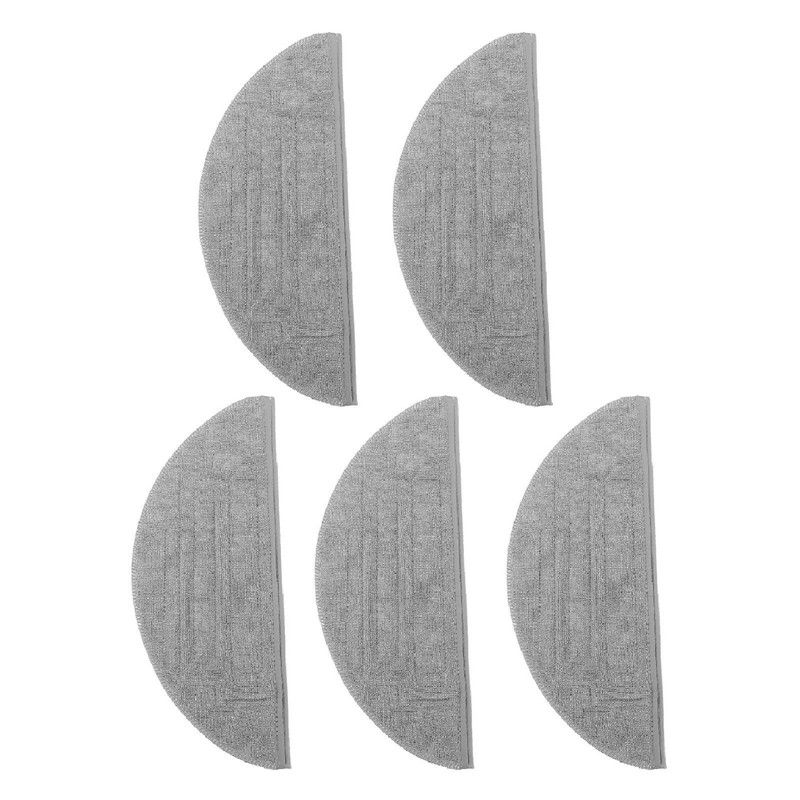 5Pcs Replacement Mop Pads Microfiber Mopping Cloth for Roborock S8