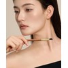 ROWNYEON アイシャドウブラシ 指型ブラシ ブレンディングブラシ 天然毛 メイクブラシ 赤漠シリーズ 使いやすい プロ仕様 肌に優しい