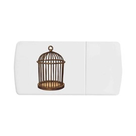 'Empty Bird Cage' Pill Box with Tablet Splitter (PI00033906)