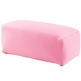 Nail Arm Pad Faux Leather Height. Test for safety pink