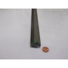 Basic 4140 Alloy Steel Hex Rod 1 1/8" Hex x 3 Foot Length