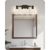 GOEBLESON 4-Light Bathroom Light Fixture, Farmhouse Vanity Lights for Bathroom