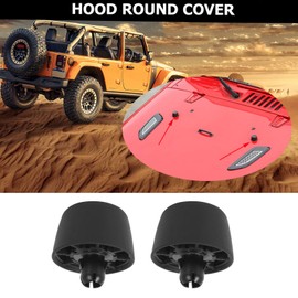 Rubber Hood Stop Support Bonnet Bumper Cushion for Jeep Wrangler JK 2007-2017 ，2 Pack