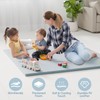 comehealthy Baby Play Mat for Floor, 50x50 Vegan Leather Playpen