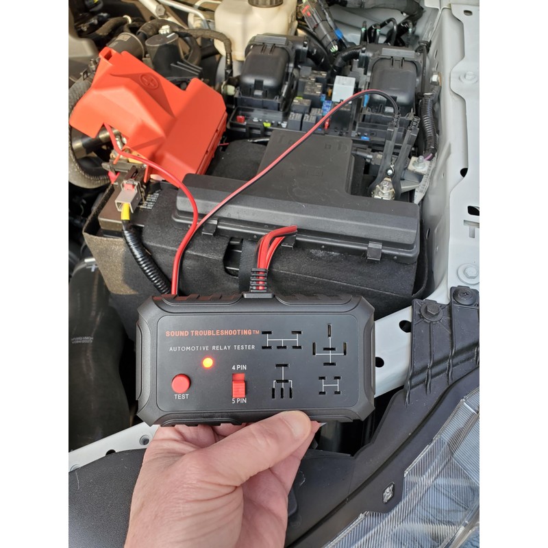 Sound Troubleshooting Automotive Relay Tester with Relay Puller - 12V