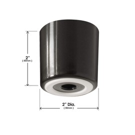 Slipstick CB512 2 Inch Tall Floor Protector Furniture Legs with Non Slip Rubber Grip (Set of 4) 2" Wide x 2" Height - Black Plastic