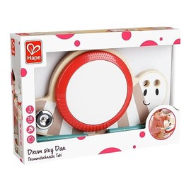 Hape Drum Slug Dan Musical Wooden Toy Preschool 18m +