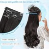 Extensiones de Cabello Natural Ondulado, Extensión de Liga