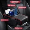 Unbranded Car Center Console Armrest Box Cushion W/ Cup Holder