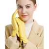Leather Gloves Women - NOVBJECT Winter Full-Hand Touch Screen Warm