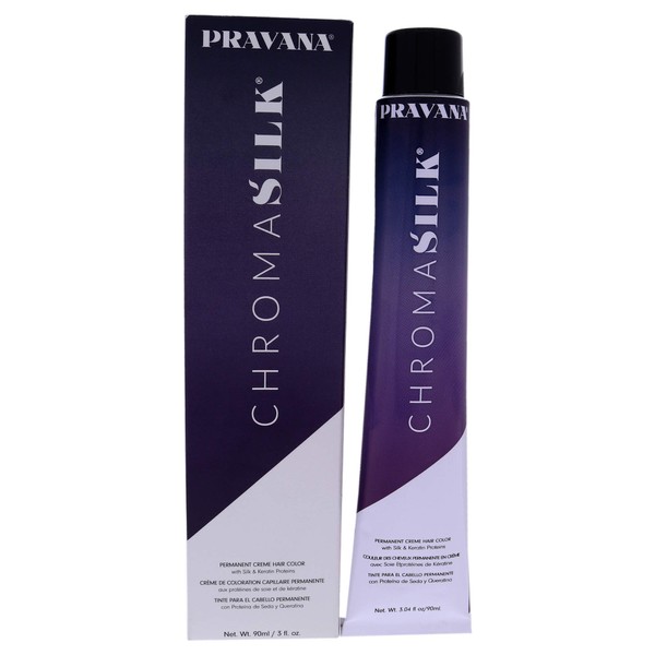 Pravana ChromaSilk Creme Hair Color - 6.11 Dark Intense Ash Blonde Unisex Hair Color 3 oz I0105055