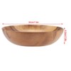 Nimoa Wooden Bowl, Solid Acacia Wooden Bowl for Salad, Soup,