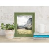 The Rusty Roof-Distressed Cimarron Leafy Green-Solid Wood Picture Frame-8x10
