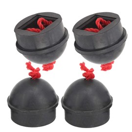 Billiard Pool Chalk Holder, 4pcs Chalk Holder, Chalk Holder Pocket Pool Table Accessories Chalk Pocket for Billiard Lovers Friends Home(Black)