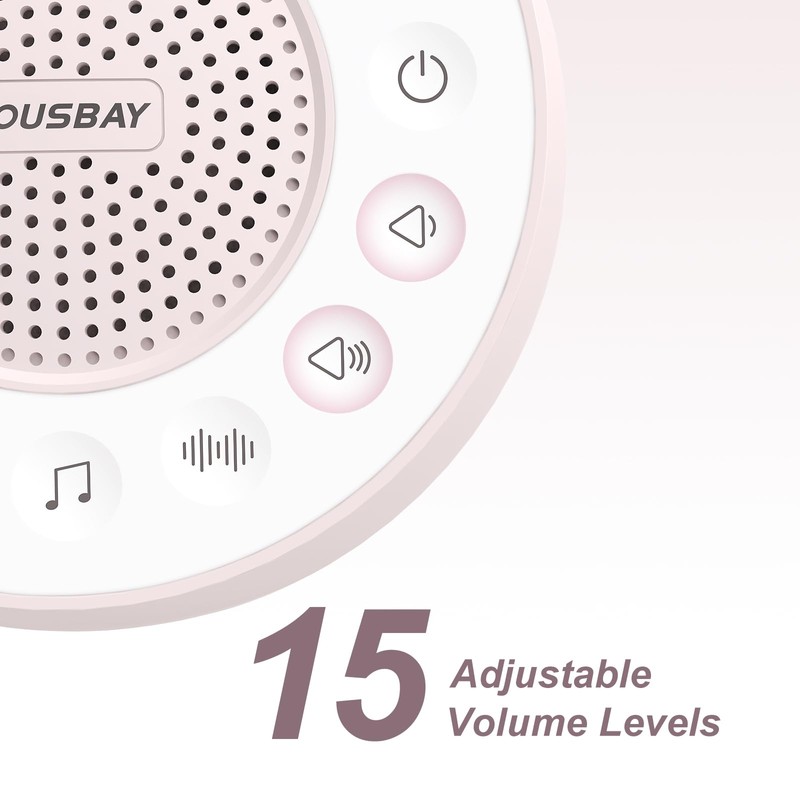 Housbay White Noise Machine with 31 High Fidelity Soothing Sounds,