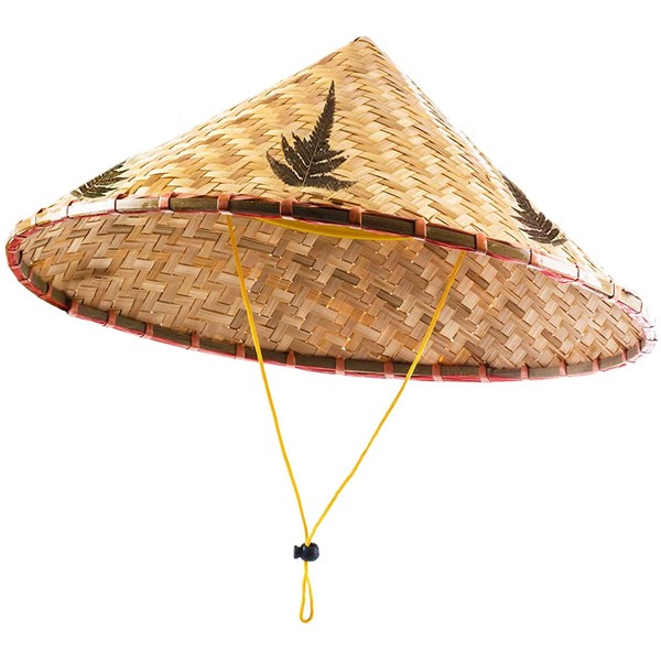 Funny Party Hats Asian Hat – Rice Paddy Hat – Chinese Hat – Rice Farmer Hat - Conical Hat