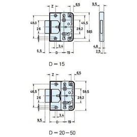 Format 4021677001967 – Bolt Lock No. 0704 Vern. 45 mm