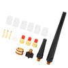 Welding Torch Accessories Kit Glass Cup Nozzle Tungsten Clamp Kit
