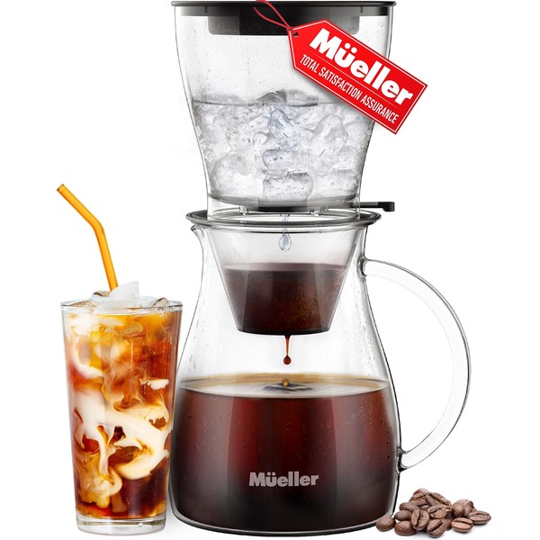 Mueller QuickBrew Smooth Cold Brew Coffee and Tea Maker 47