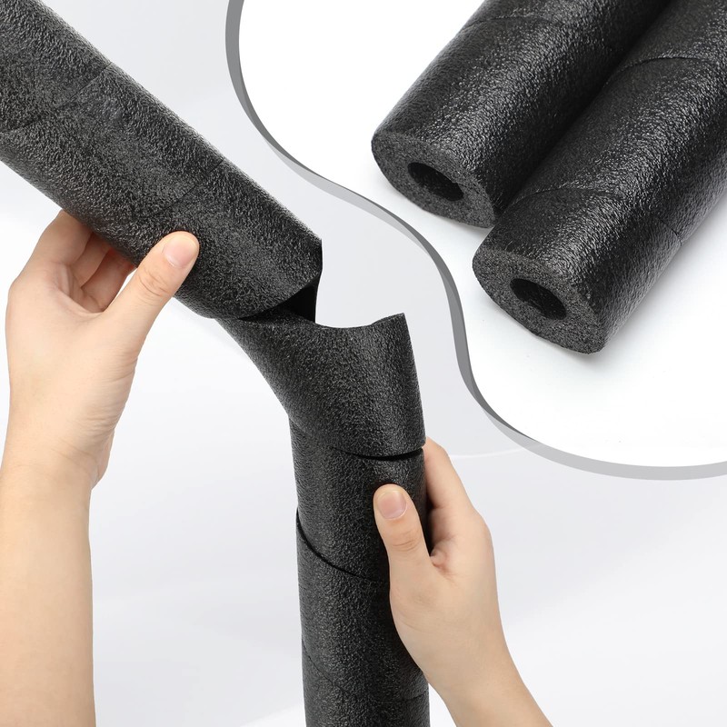 Kathfly 6 Pack 25 Inches Pipe Insulation Foam Tube Pipe