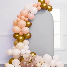 JKDMJF 6 FT Silver Arch Backdrop Cover for Wedding Decor Fitted Spandex Chiara Backdrop Stand Covers for Party Birthday Bridal Shower Engagement Photo Studio Backgrounds Decorations