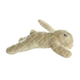 MIGHTY- Nature Rabbit Brown - Squeaker-Multiple Layers. Made Durable, Strong & Tough. Interactive Play (Tug, Toss & Fetch). Machine Washable & It Floats.
