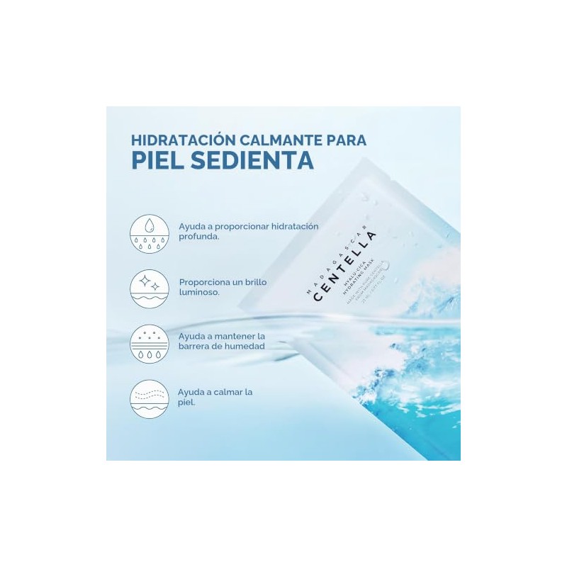 SKIN1004 Madagascar Centella Hyalu-Cica Hydrating Mask 23ml x 5ea