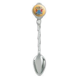 New Jersey State Flag Novelty Collectible Demitasse Tea Coffee Spoon