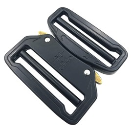 TXZWJZ Metal Buckle Tactical Belt Buckle 2.25 inch Duty Belt Buckles Quick Release Buckle Dual Adjustable Heavy Side Release Buckle Replacement Black