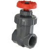 Spears PVC Gate Valve, Non-Rising Stem, Buna-N O-Ring, 1/2" NPT