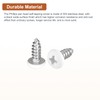 DTGN #10x1/2 White Silver Screws - 25Pack - 304 Stainless