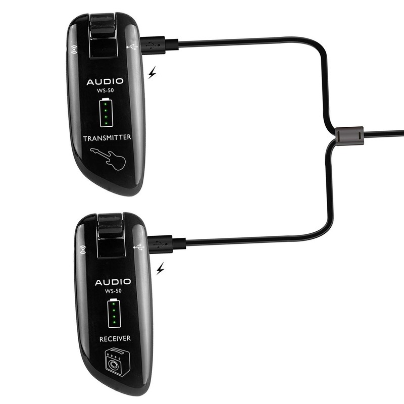 SWIFF WS-50 UHF Digital Guitar Wireless System (Transmitter + Receiver)