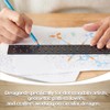 Konohan 3 Pack Mandala Ruler Tool with Holes Plastic Drawing