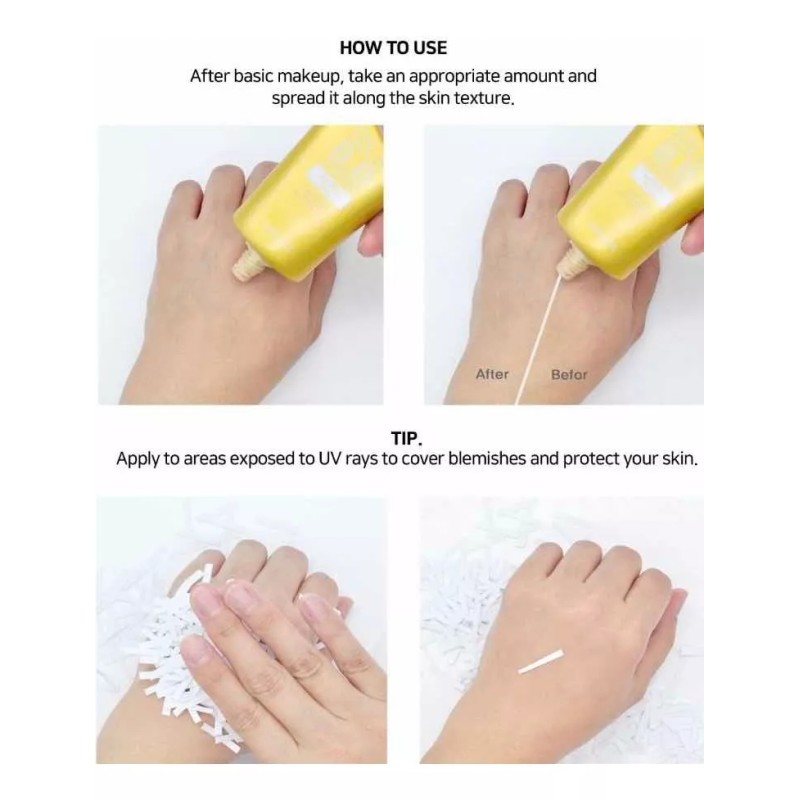 Bidameun Base De Maquillaje Coreana / Bb Cream Derma Oro_