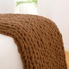 YAAPSU Chunky Knit Blanket Throw 51"x63", Chenille Throw Blankets, Chunky