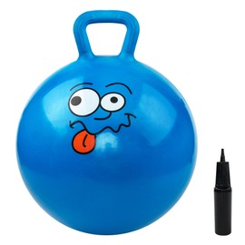 EVERICH TOY Hopper Ball, Bouncing Ball with Handle, 18 Inches Jumping Hoppity Hop Toys, Sit and Bounce on Toys for Boys and Girls Gifts