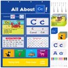 Meetory Alphabet Learning Pocket Chart - 41x28.3in Alphabet Wall Chart