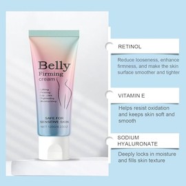 ARCHIDATE Crema Reafirmante Para Abdomen B Flat, Crema Reafirmante Y Tonificante Para Abdomen, Muslos Y Glúteos, Loción Corporal Hidratante Y Reafirma