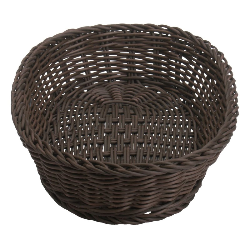 Saleen Wide Basket Oval, polypropylene Brown, 32 x 23 x