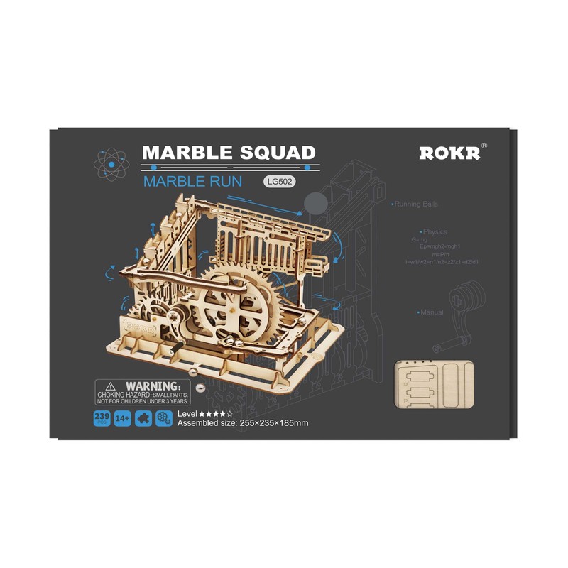 Robotime LG502 Marble Run Wood Cog Coaster