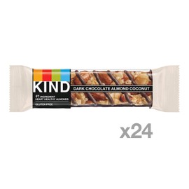 KIND Bars, Dark Chocolate Almond & Coconut, Healthy Snacks, Gluten Free, 24