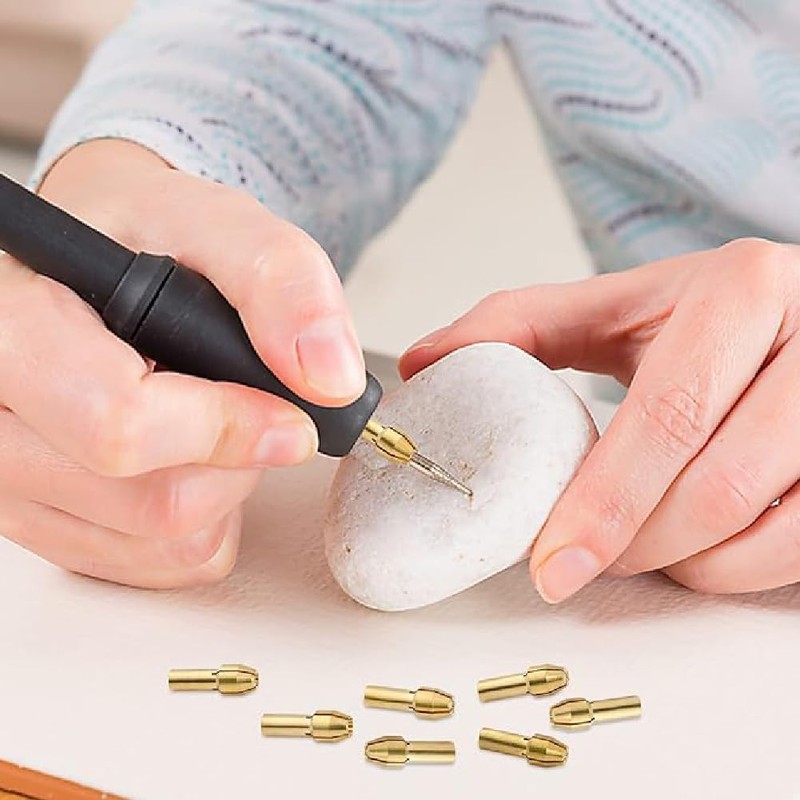 Drill Chuck Collet Set for Dremel Accessories Chuck Collet Kit（1/32"