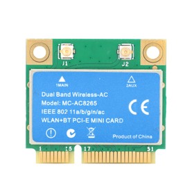 MINI PCIE Card 1200M 2.4GHz/5GHz Dual Band for Intel 8265 Chip Wireless Network Card MC8265