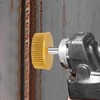 HARFINGTON 5pcs Bristle Disc 3" 80 Grit Abrasive Brush Deburring