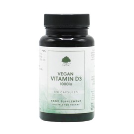 Vegan Vitamin D3 1000iu | 120 Vegan Capsules | Made from Natural Lichen | G&G Vitamins