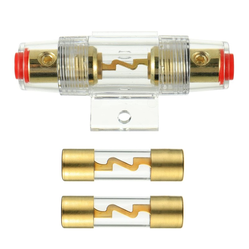 BOJACK 4-8 Gauge AWG in-line 60A AGU Fuse Holder with
