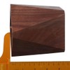 dohobby Black Walnut Wooden Pencil Box Multiple-Use Organizer Funny Pen