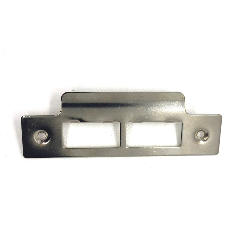 Polished Strike Plate Double Chrome for Mortice Lock or Tubular