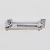 Door Bar Security Latch Chrome 2ea