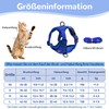Grantop Adjustable Cat Harness, Escape-Proof Cat Harness with Lead Set,